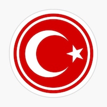 14 Cm Türk Bayrağı Araba Sticker Yapıştırma
