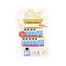 Sleepy Bio Natural Günlük Ped Natural Uzun 9 x 64'lü + Rosie Purple Violet Oda Kokusu