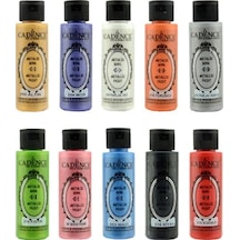 Cadence Metalik Boya Seti 10 Renk 70Ml