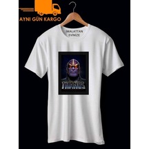 Thanos Marvel Baskılı Tişört Tshirt Ücretsiz Kargo