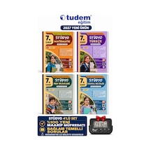 Tudem 7.sınıf 2027 Stüdyo Matematik-fen-türkçe-sosyal Bağlam Temelli Maarif Müfredat Soru Bankası