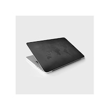 Dünya Haritası Desenli Laptop Sticker 124-Pembe