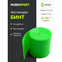 Rubosport Antrenman İçin Direnç Bandı, 5 M 379848098 Yeşil