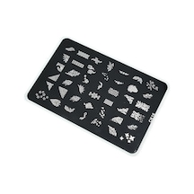 Nail Art Stamping Baskı Plakası Büyük Boy Xl Ck16