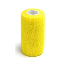 Elastik Yapışkanlı Coban Renkli Bandaj 10 Cm X 4,5 Mt Sarı