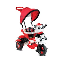 Baby Hope 127 Little Panda Üçteker-2021 Model Kırmızı Beyaz