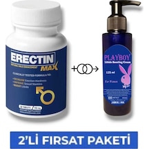 Erectin Max Erkeklere Özel Destekleyici 30'lu Mucizevi Libido Cream 125 Ml