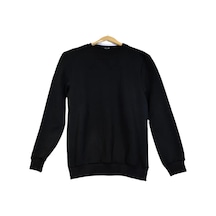 Erkek Siyah Üç İplik Sweatshirt Siyah Erkek Siyah Üç İplik Sweatshirt Siyah