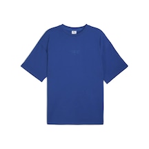 Puma Pl Lifestyle Tee Mavi Erkek T-shirt