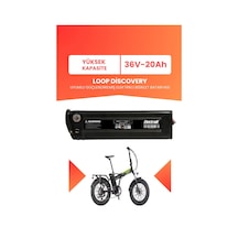 Loop Discovery Uyumlu 36v 20ah Elektrikli Bisiklet Bataryası Siyah