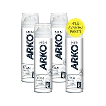 Arko Men Crystal Tıraş Köpüğü 4 x 200 ML