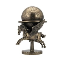 Veronese Bronz Renk Kanatlı Pegasus At Figürü 20cm