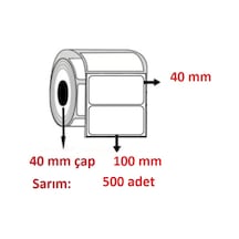 40x100 KUŞE ETİKET( 500lü )
