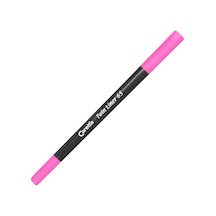 Caretta 65-09 Çift Uçlu Keçeli Kalem 0.4-1 MM Pembe