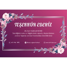 Kişileştirilebilir Tebrik Kartı, Teşekkür Kartı, Not Kartı Ve Sipariş Kartı 100 Adet