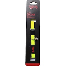 Tailpetz Cat Color Easy & Safety Lock Lime Ayarlanır Kedi Boyun T