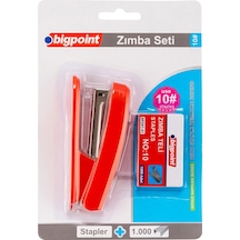 Bigpoint Zımba Makinesi Seti No:10 Kırmızı