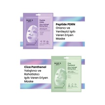 Derma Cica Ve Peptid Glow Eriyen Maske Seti Kore Maske Seti 34 Gr.