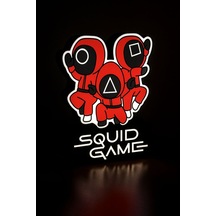 Squid Game Tasarımlı Gece Lambası Çok Renkli
