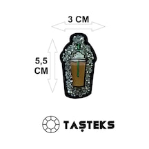Taşlı Ve Pleksi Baskılı Ütülenebilen Veya Sticker Olarak Kullanılabilen Ice Coffee Modeli