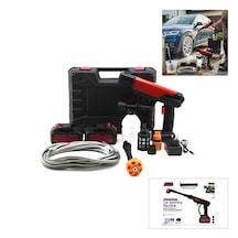 Oto - Araç Yıkama Makinesi Şarjlı - Yedek Bataryalı 135w - 19000 Rpm 12000 Mah - 21v 0.62bar A-130 4801