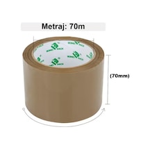 Jokey Ambalaj Hotmelt Kuvvetli Geniş Koli Bandı Taba En:70mm Metraj: 70metre 2.adet Diğer