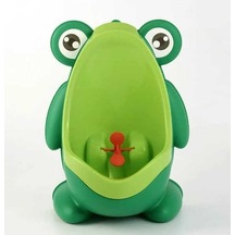 Maoyaya Erkek Çocuk Ayakta Lazımlık - Duvara Monte Kurbağa Şekilli Pisuar Tuvalet Eğitimi Green Green