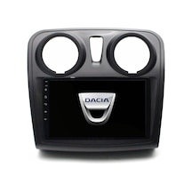Dacia Sandero Araç Multimedya Android Ekran Carplay Navigasyon Double Teyp 4+64 9" 12-20 Black Cadence