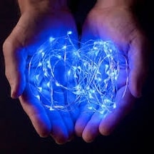 10 METRE BATTERY BLUE LED LİGHT 10 METRE PİLLİ MAVİ LED IŞIK MAVİ PİLLİ IŞIK MAVİ DEKORASYON IŞIĞI Mavi