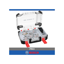 Bosch Pro Pc Multi 9 Parça Panç Testere Seti 22-65 Mm 2608594429