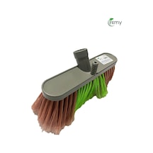 Plastik Oto Fırça 17 Cm Sapsız - Otomobil Yıkama Fırçası, Hortum Girişli Araba Fırçası