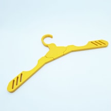 Seyahat Boy Katlanabilir Askılık Katlanır Elbise Askısı Taşınabilir Askılık Plastik Sarı Tr Diğer