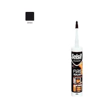 Selsil Ateş Mastiği Siyah 300 Ml 1500 Dereceye Dayanıklı Diğer
