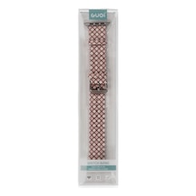 Apple Watch 42mm Karo Motif Kordon - Pembe