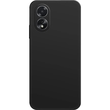 Newface - 101 - Oppo A38 Kılıf First Silikon - Edntrend - - Siyah Sıyah