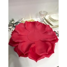 Eva Lateks Supla Amerikan Servis Kırmızı Gül Tasarım Kırmızı