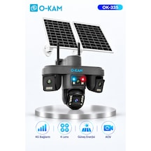 O-kam Ok-s-340 Premium 4g 4 Lensli Güvenlik Kamerası