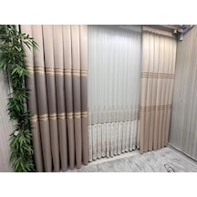 Mızraklı Ft632256 V-5202 Vizon 1/3 Sık Pile Fon Perde Apm