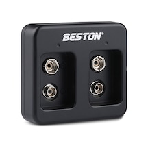 Beston M7005 Siyah 2 x 9V Pil Şarj Cihazı