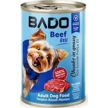 Bado Yaş Köpek Maması Etli Biftekli 400gr