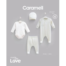 Caramell Teddy Bear Tulumlu 4'lü Set Yeşil renkli