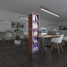 Kenzlife Klasörlük Raflı Kutadgu Cvz 175 40 30 Kitaplık Ofis Arkalıksız Diğer