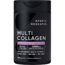 Sports Research Multi Collagen 3000 Mg 180 Kapsül Usa Menşeii Dmmedicineden