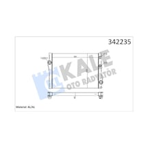 Kale 342235 Motor Su Radyatörü - Bmw X5 2010-2013 40 D Dizel 17117533472 - 7533472 - 17117807624 - 7807624 - 17118654431 - 8654431