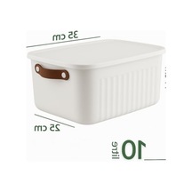 2'li Kapaklı Saklama Kutusu Seti - 10 Litre - Çok Amaçlı Organizer