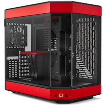 Hyte Y60 Siyah-kırmızı Temperli Cam Usb 3.2 E-atx Premium Mid Tower Gaming Kasa Cs-hyte-y60-br