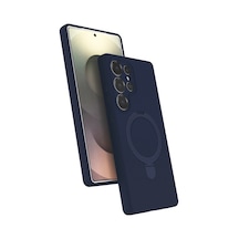 Samsung Galaxy S25 Ultra Regal Magsafe Standlı Kapak - Lacivert - Lacivert