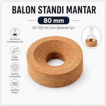 Balon Standı Mantar 80 Mm - 50-100 Ml Cam Balonlar İçin
