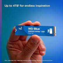 Blue Sn5000 Nvme Ssd M.2 2280 500 Gb 5.000 Mb/sn'ye Kadar Okuma 4.000 Mb/sn'ye Kadar Yazma - Wds500g4b0e