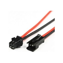 2 Pin Sm 0,50 Mm Kablo 10 Cm Erkek - Dişi Takım 2 Li Kablo Sok...